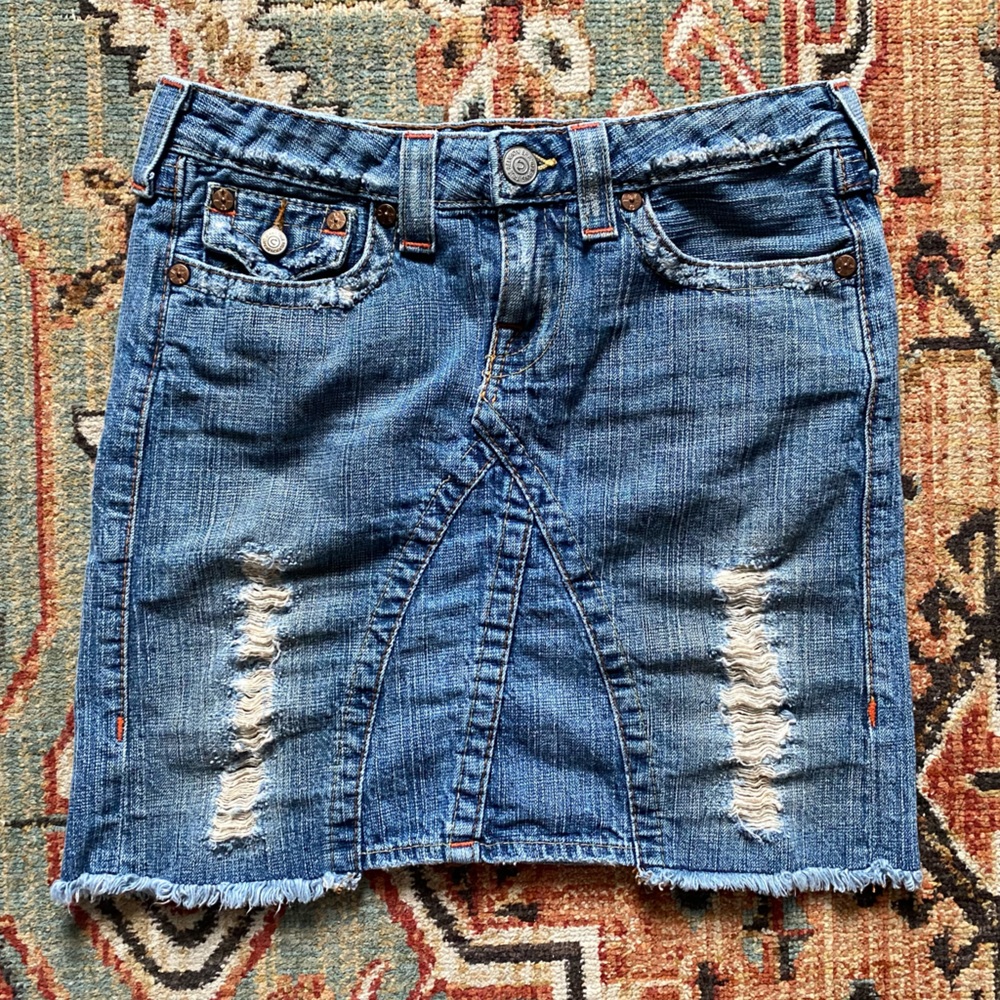 True Religion Joey Denim Skirt